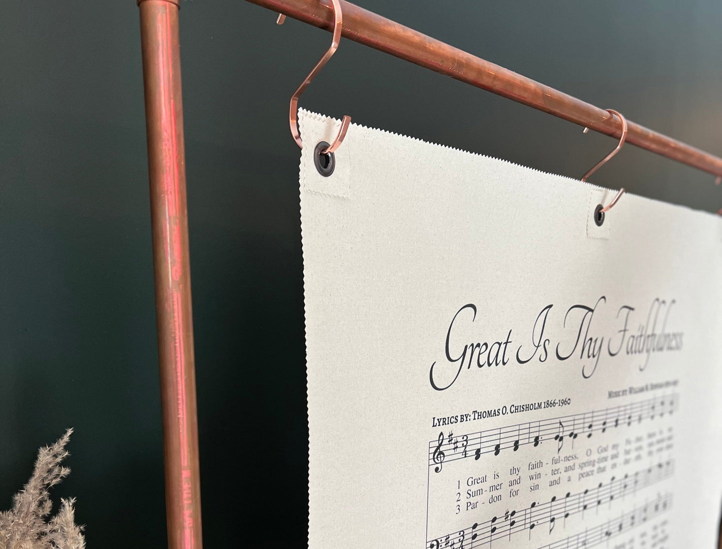 Great Is Thy Faithfulness - Wall Canvas - Made To Order