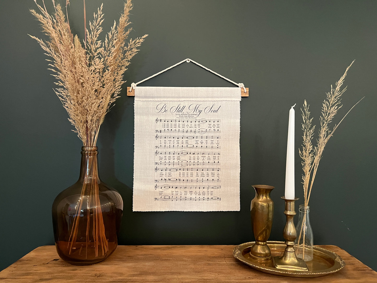 Be Still My Soul - Fabric Wall Hanging