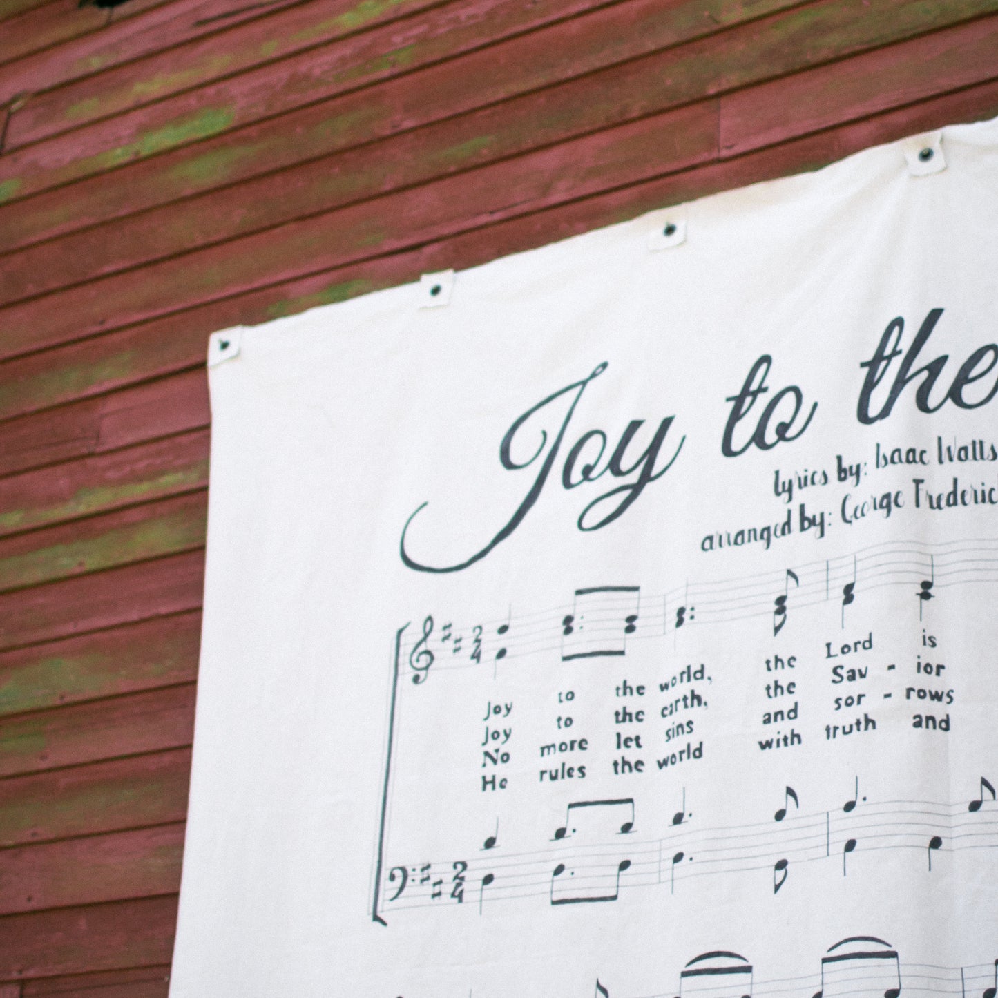 Joy To The World - Extra Large Wall Banner - MADE-TO-ORDER