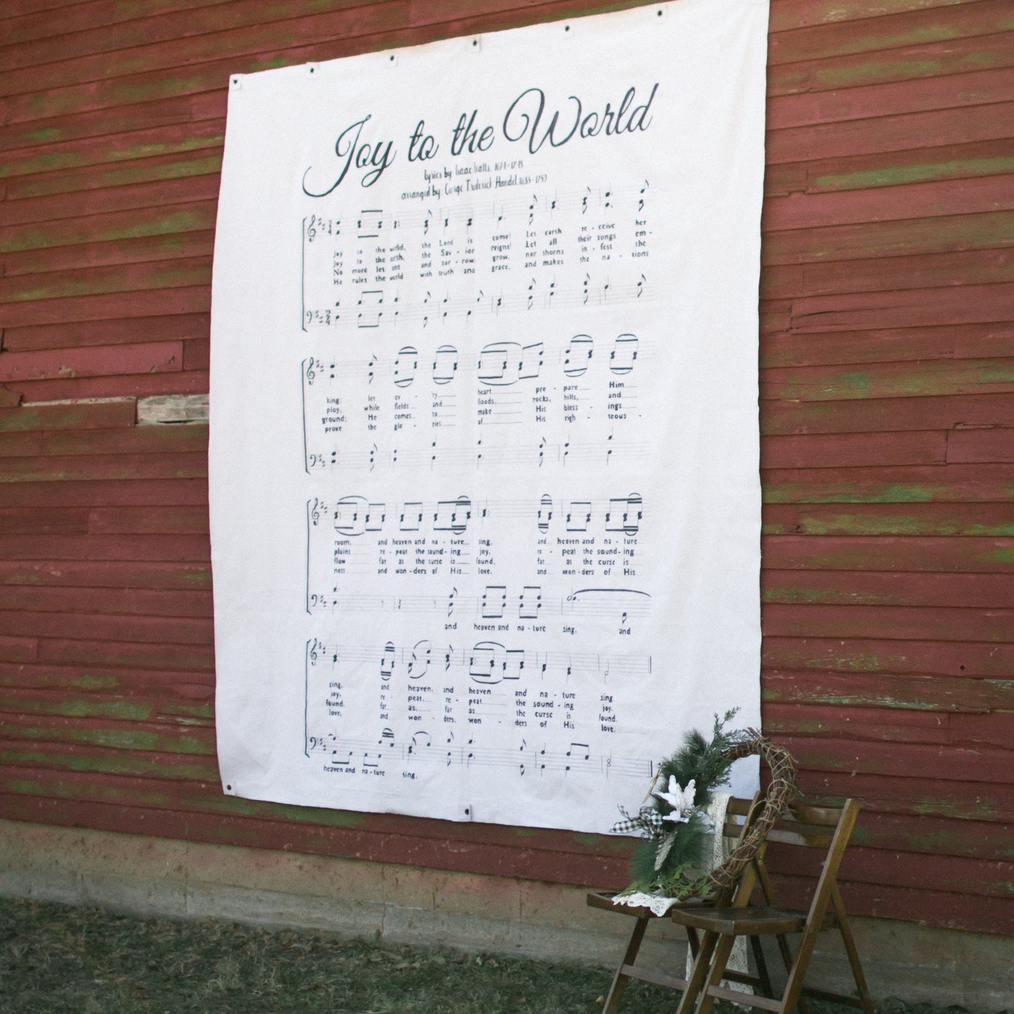 Joy To The World - Extra Large Wall Banner - MADE-TO-ORDER