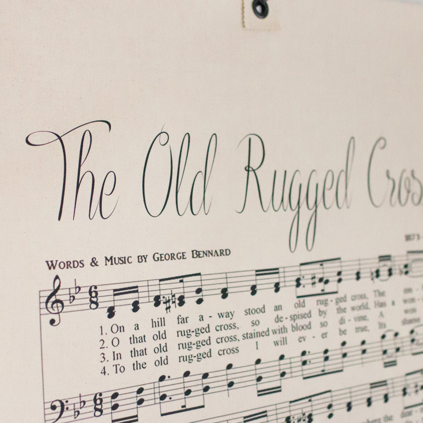 The Old Rugged Cross - Wall Canvas - Made To Order