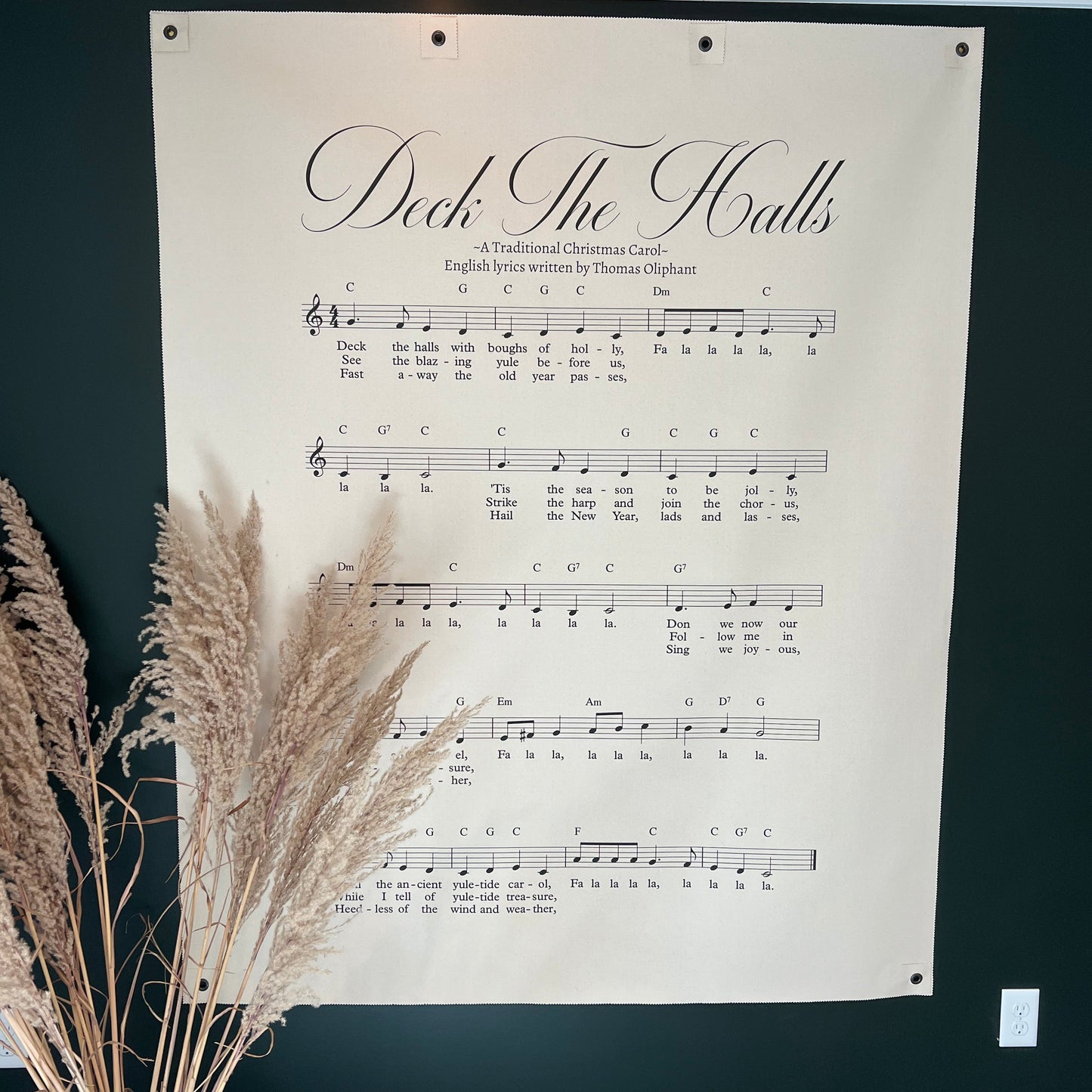 Clearance - Oh Holy Night - Joy To The World - Silent Night - Wall Canvas