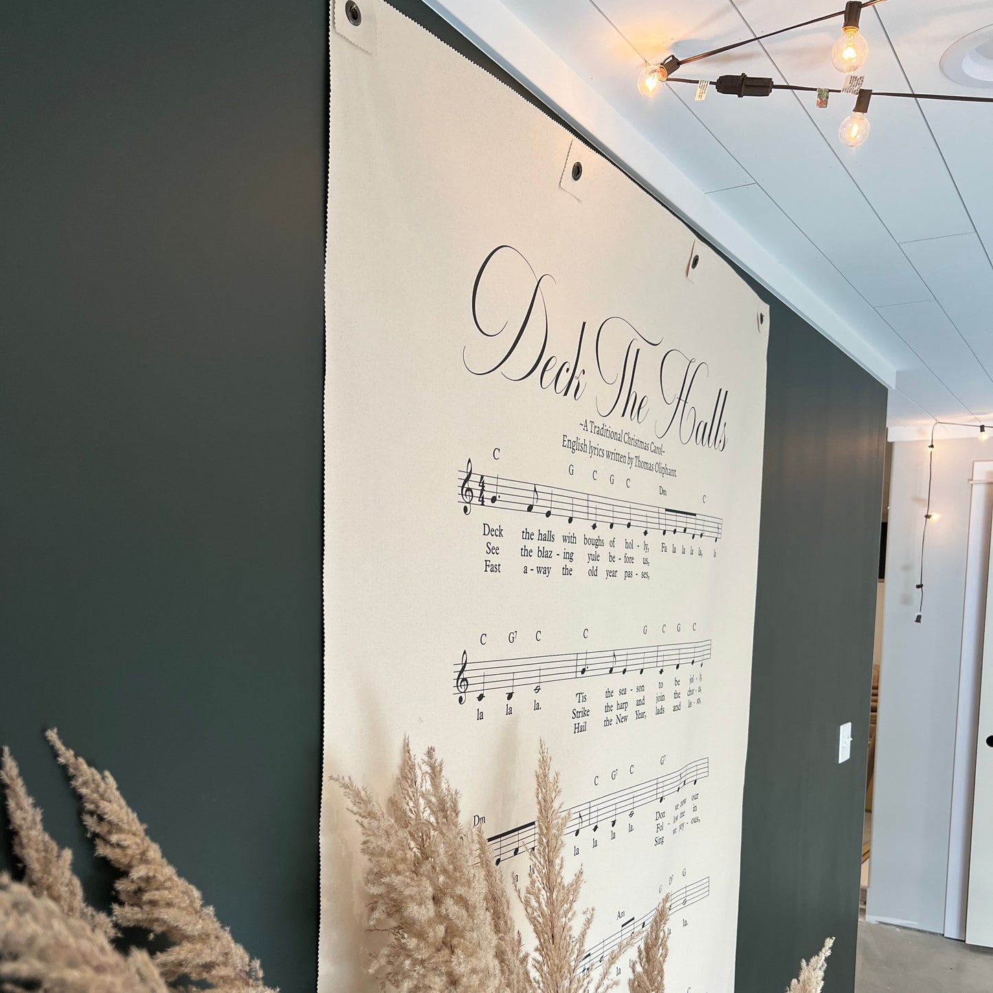 Clearance - Deck The Halls - Wall Canvas