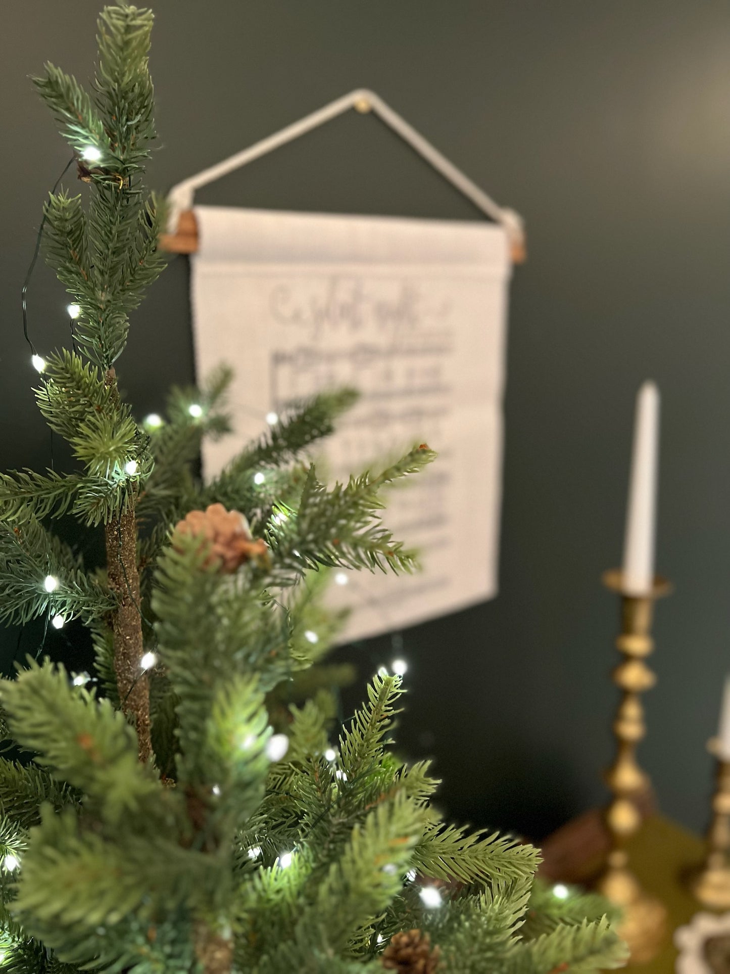 Silent Night - Fabric Wall Hanging