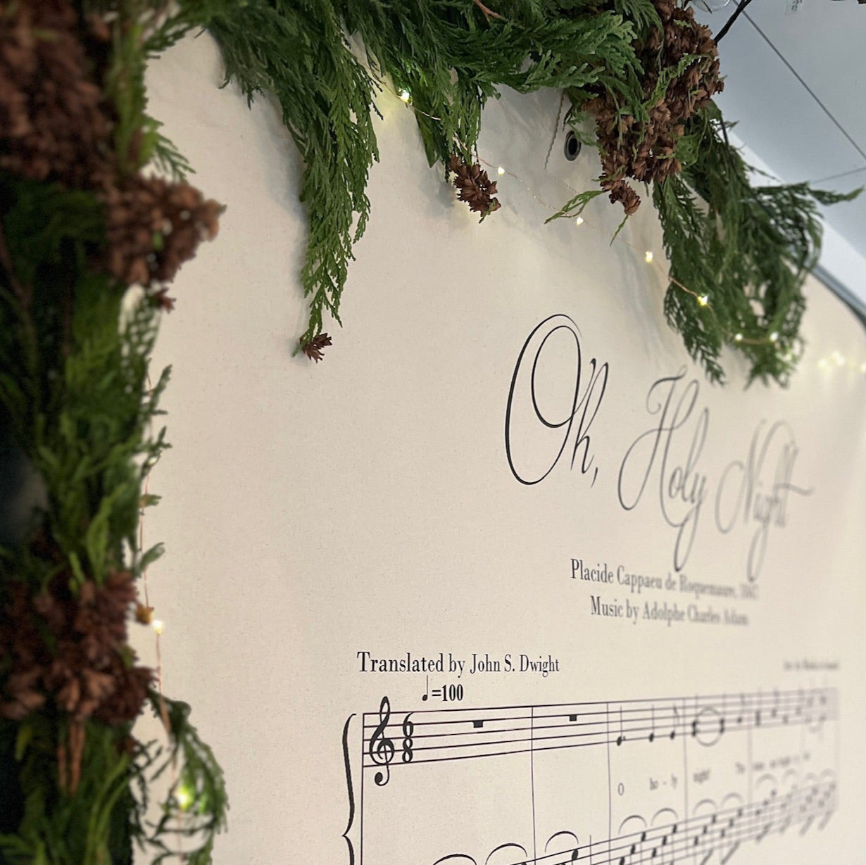 Oh Holy Night - Wall Canvas