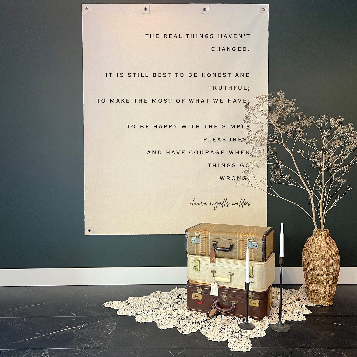 The Real Things Haven't Changed - Wall Canvas - Made To Order