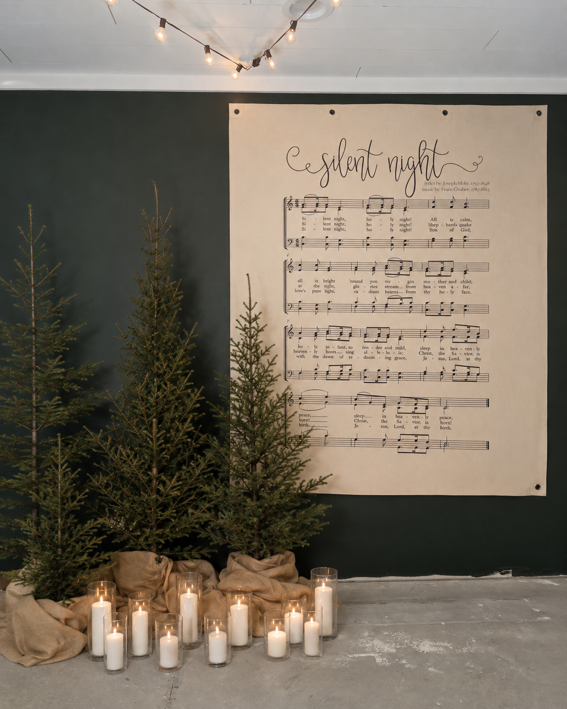 Silent Night - Wall Canvas