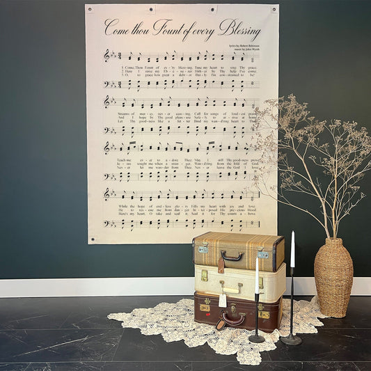 Come Thou Fount Of Every Blessing - Wall Canvas - Made To Order