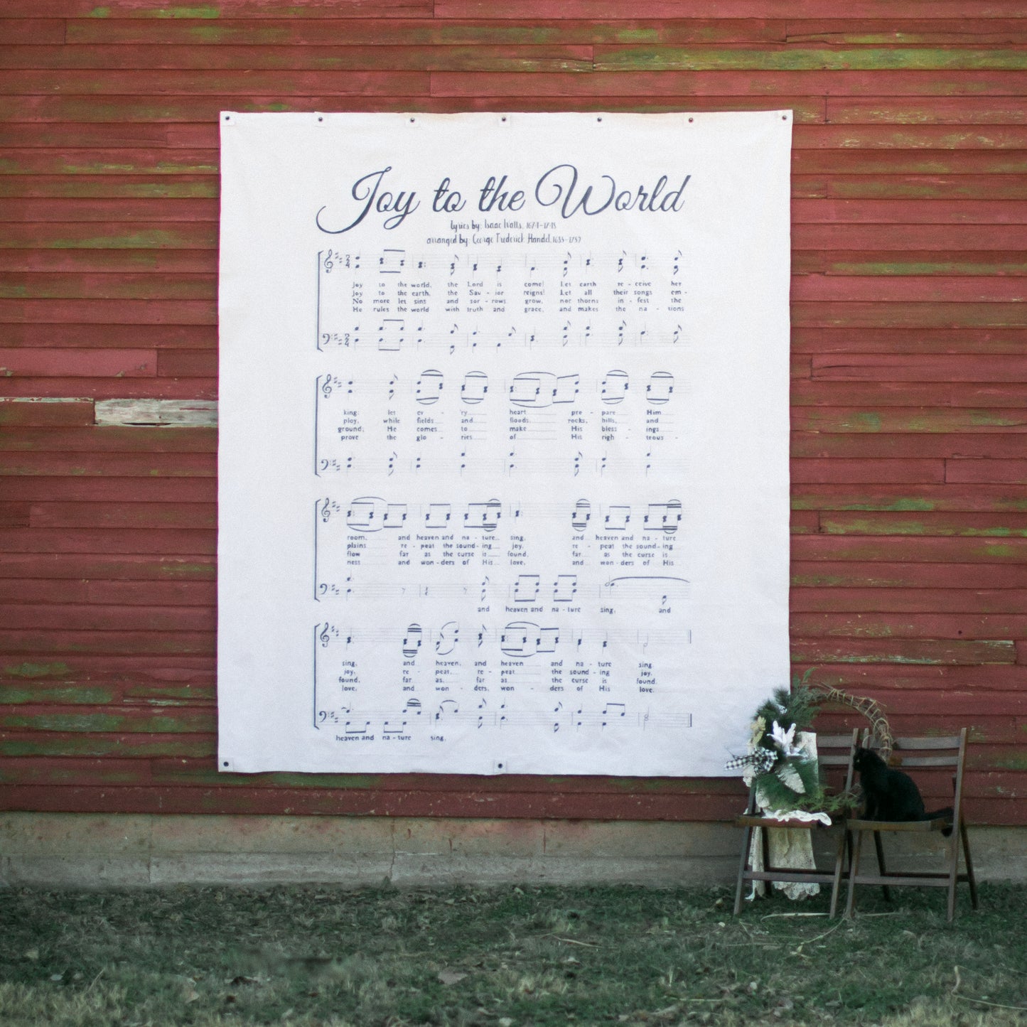 Joy To The World - Extra Large Wall Banner - MADE-TO-ORDER