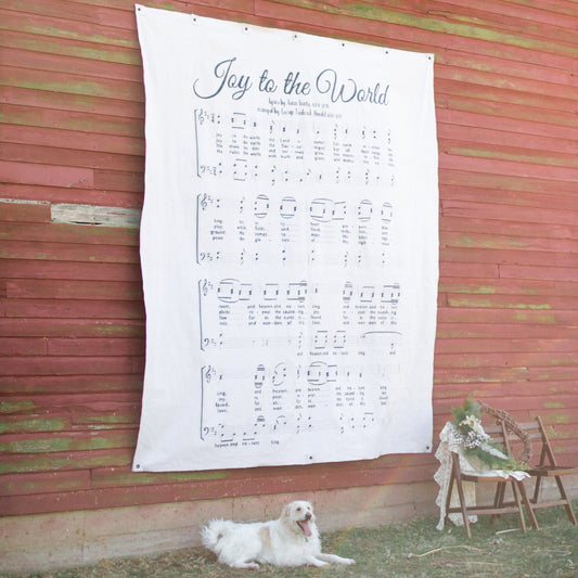 Joy To The World - Extra Large Wall Banner - MADE-TO-ORDER