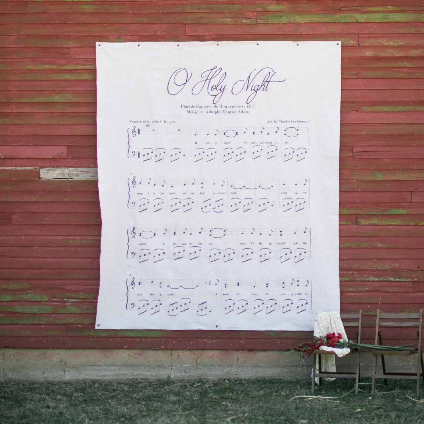 Oh Holy Night - Extra Large Wall Banner - MADE-TO-ORDER