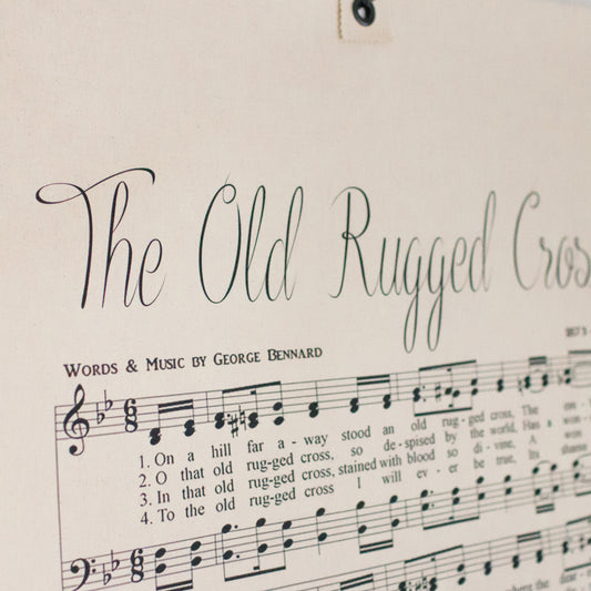 The Old Rugged Cross - Wall Canvas - Made To Order