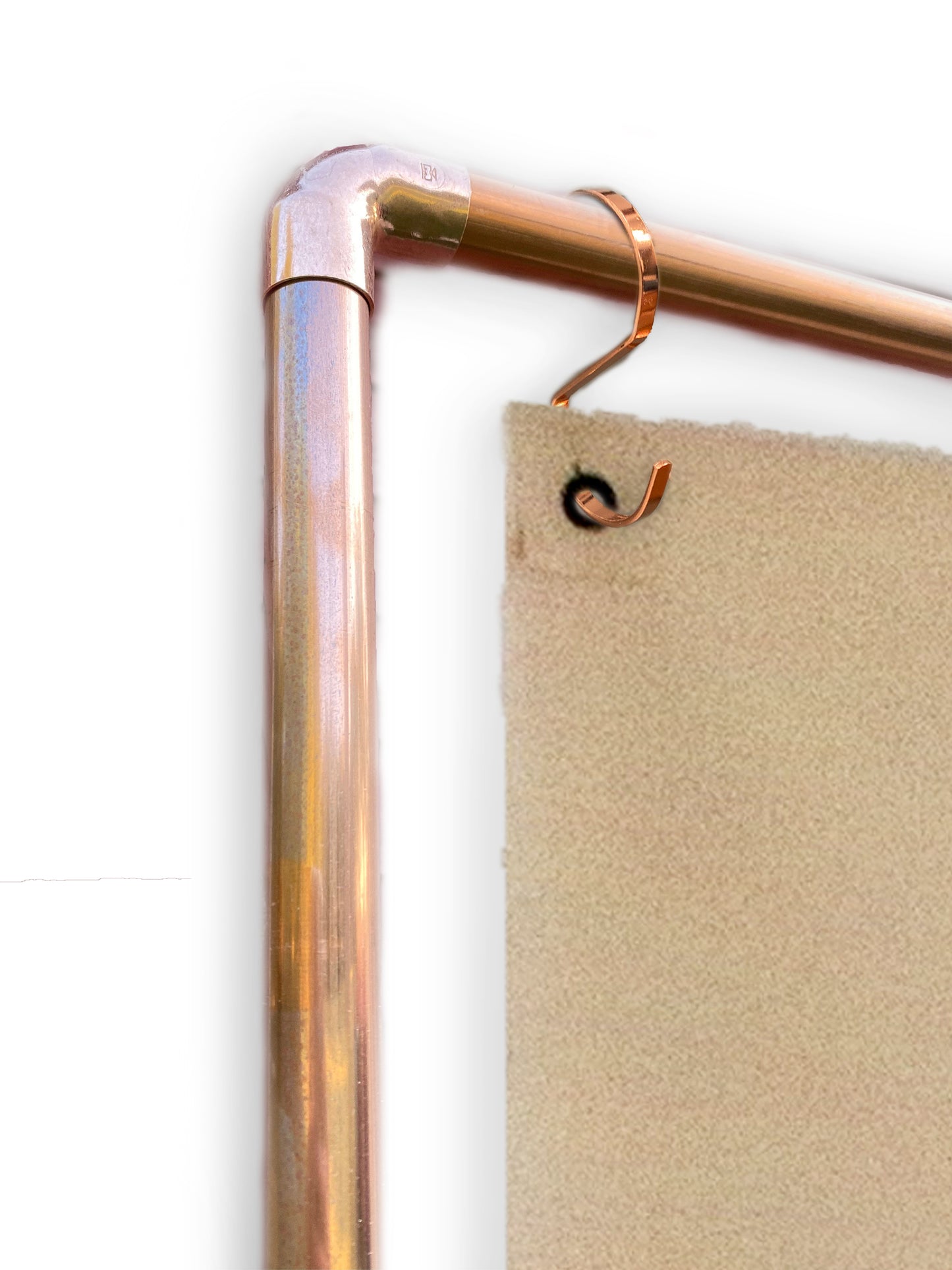 Copper Pipe Stand - (sized to hang large backdrops)