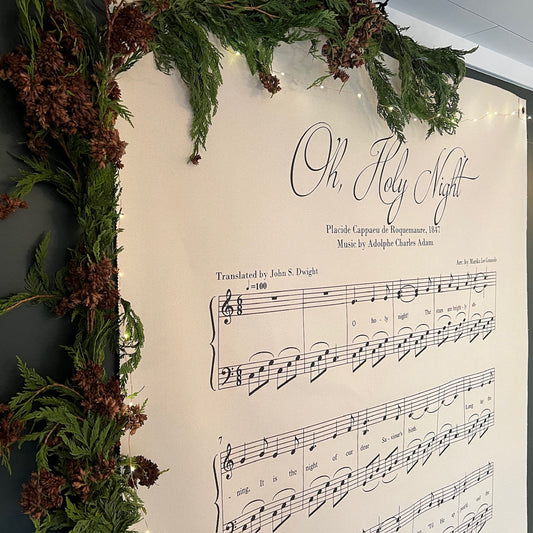 Clearance - Oh Holy Night - Joy To The World - Silent Night - Wall Canvas