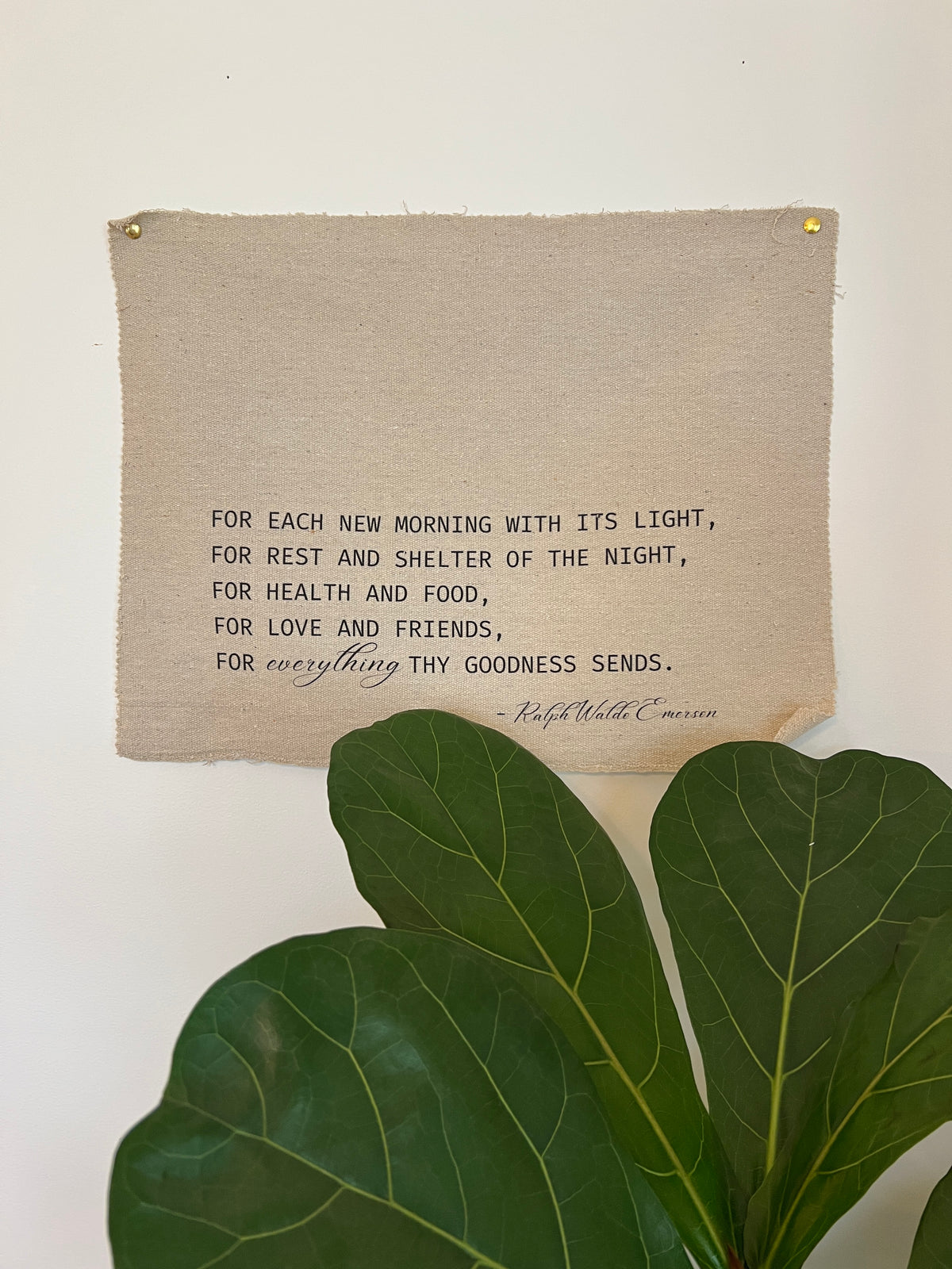 Clearance Drop Cloth Wall Hangings - 13"x18"