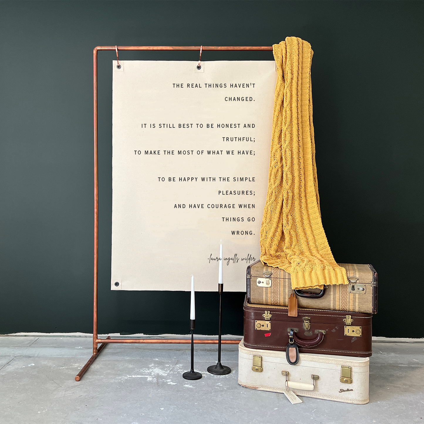 The Real Things Haven't Changed - Wall Canvas - Made To Order